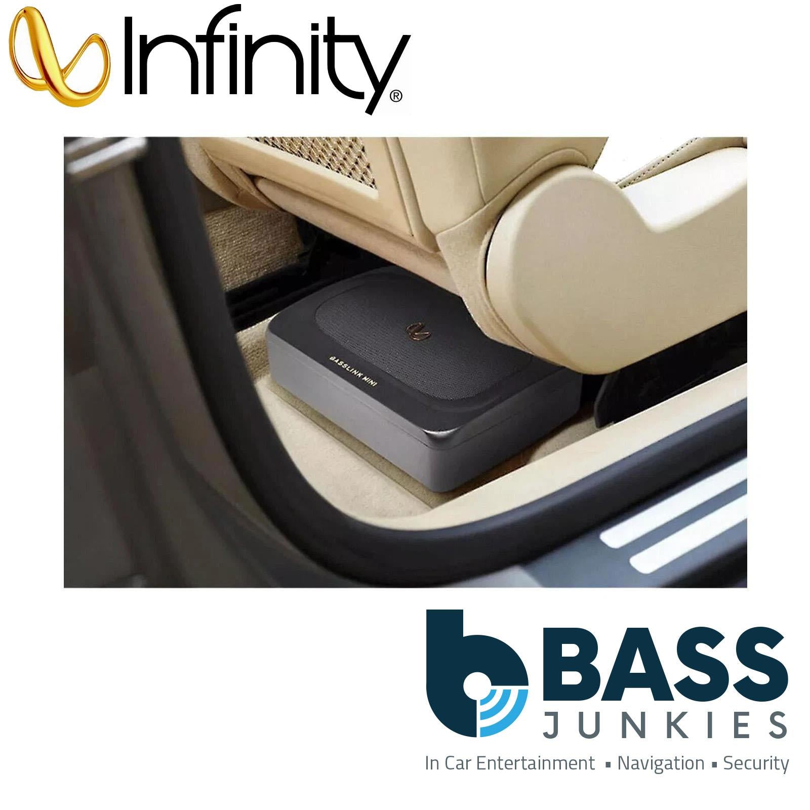 Infinity By Harman Basslink Mini -6x8 Inch 200 Watts Amplified Underseat Car Sub