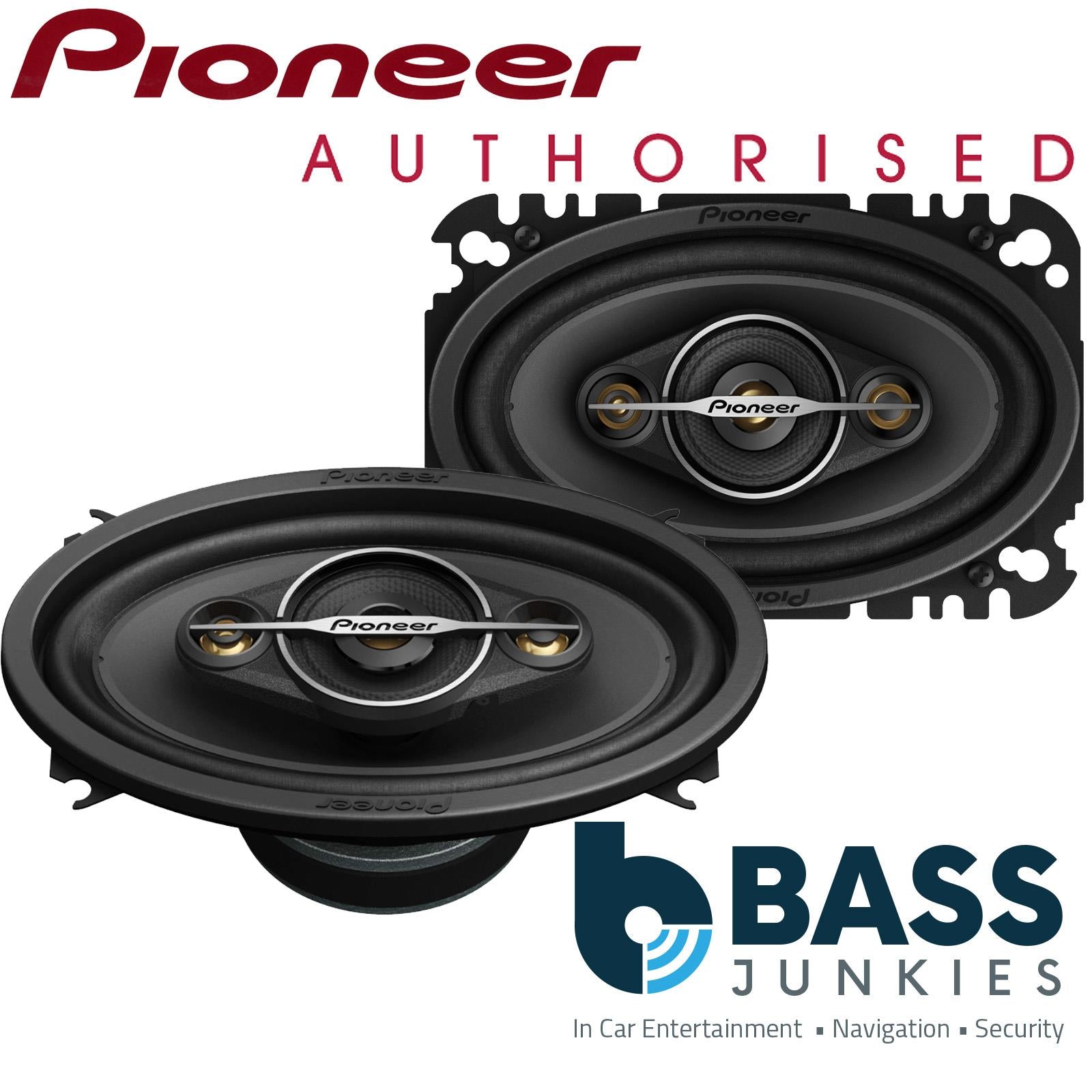 Pioneer TS-A4670F - 210 Watts 4X6"  4" Inch x 6" Inch 4 Way Custom Fit Car Speakers