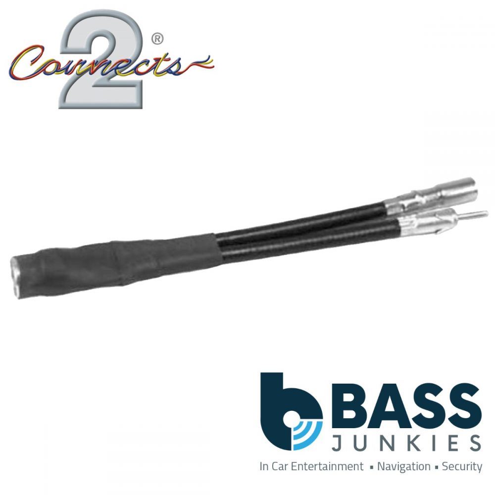 Connects2 CT27AA192 - Nissan Dual DIN Diversity Tuner: Female DIN & Male DIN - OEM connection