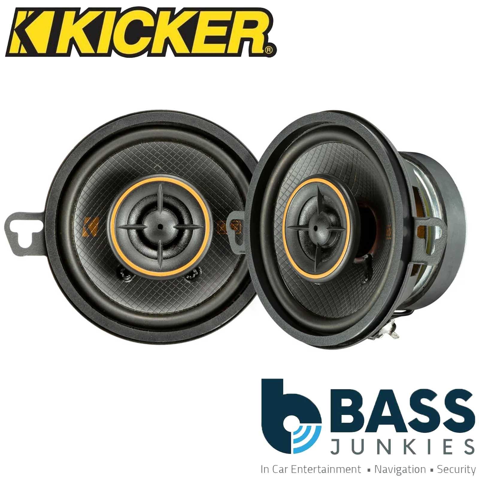 Kicker 51KSC3504 - 3.5" 100 Watts 2-Way Coaxial Factory Upgrade Car Speakers