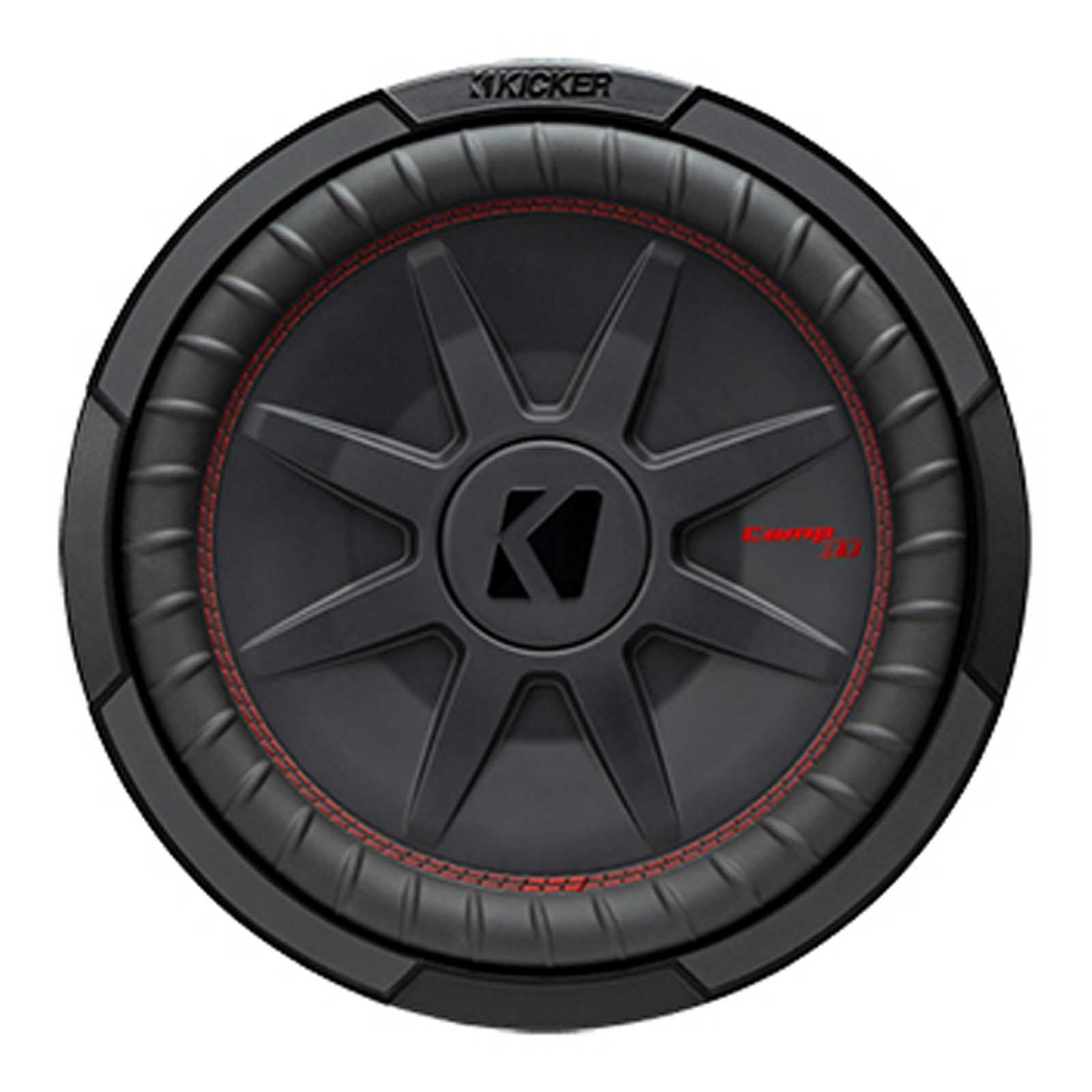 Kicker 48CWRT124 - CompRT 12" Slim Shallow Mount Subwoofer DVC 4 Ohm