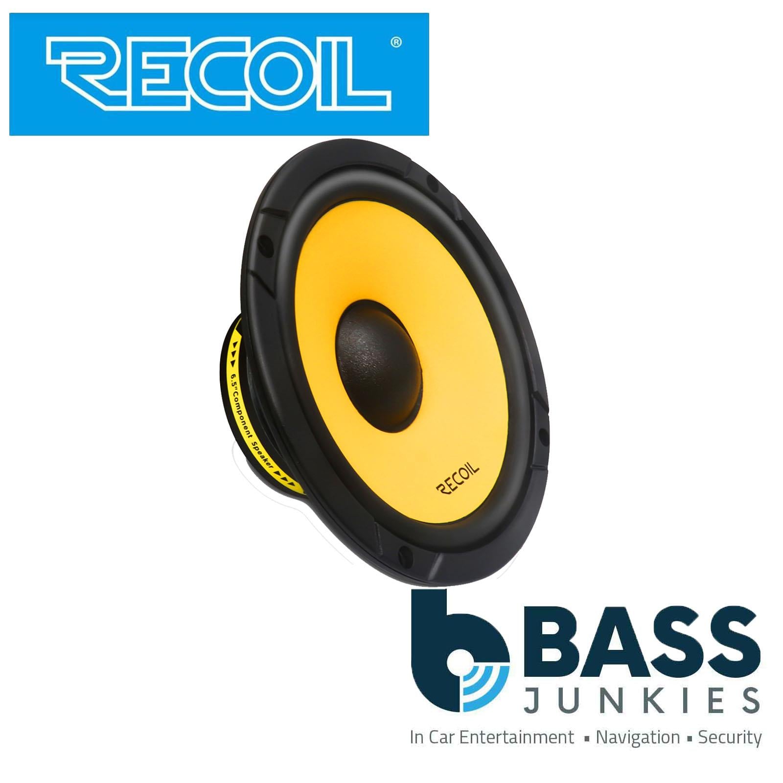 Recoil RLM65 - 6.5" 17cm 160 Watts Component Kit Car Door Speakers & Tweeters