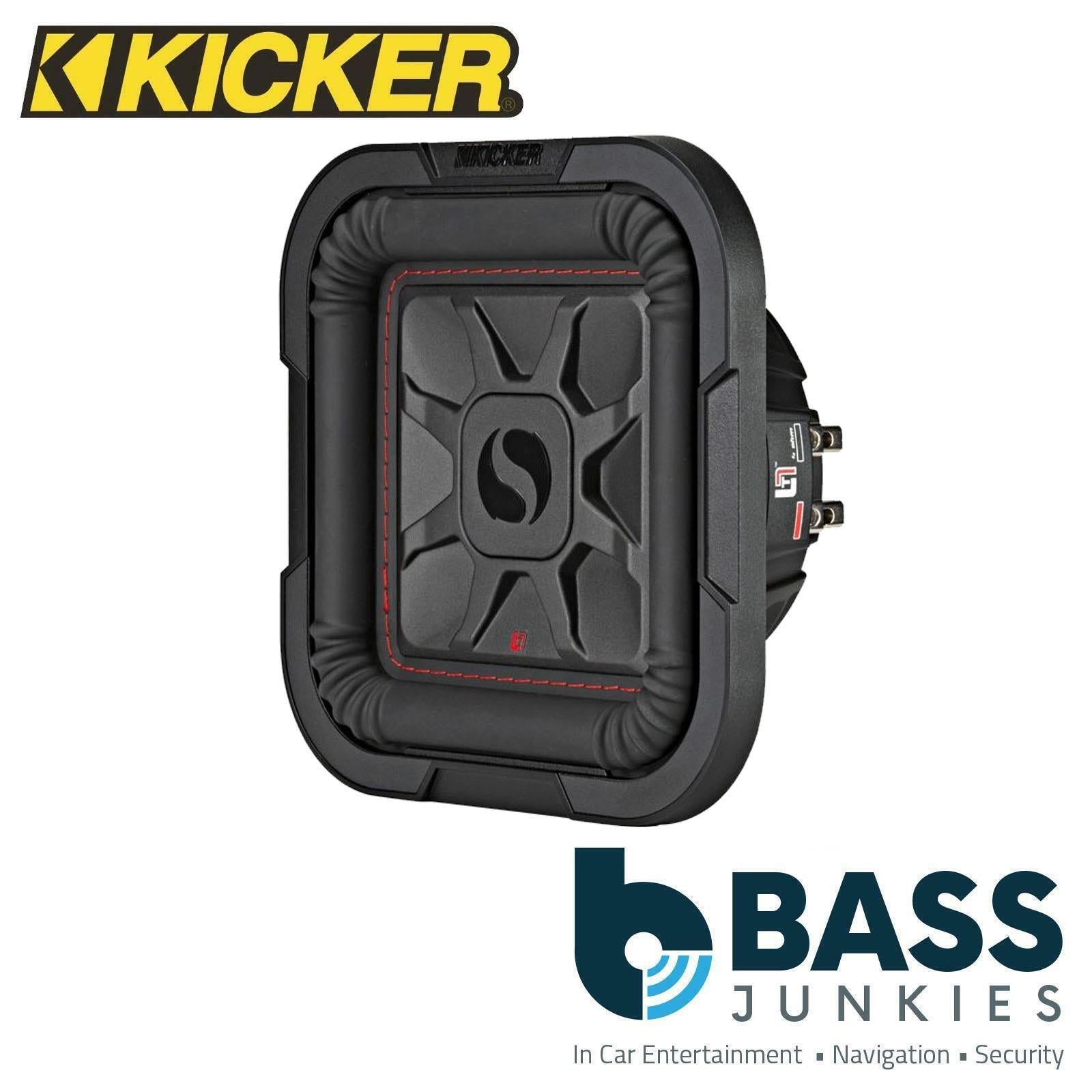 Kicker 46L7T82 - L7T 8" Slim Square Subwoofer DVC 2 Ohm 700W