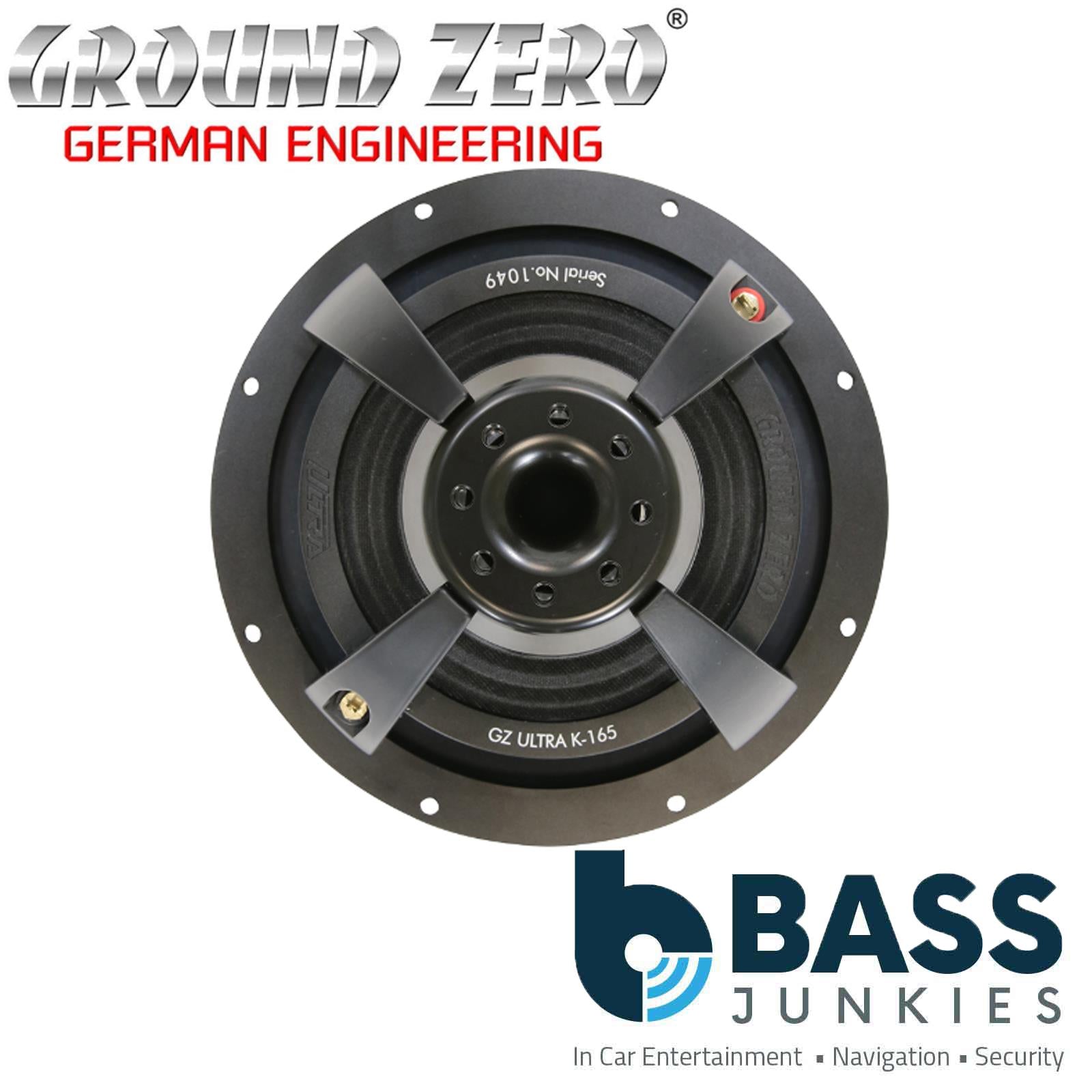 GROUND ZERO GZ ULTRA K-165 160 Watts Ultra-High-End 165 mm / 6.5” Midwoofer