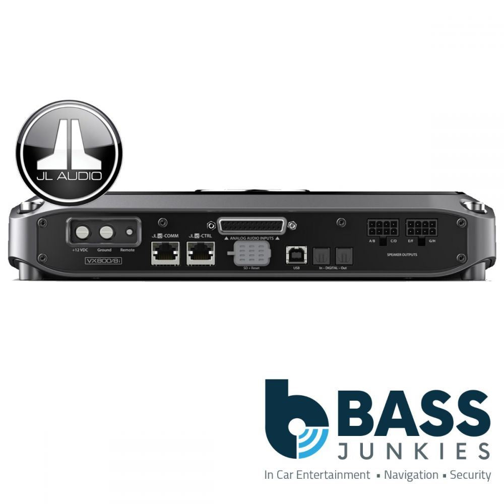 JL Audio VX800/8I 800 Watts 8-Channel Class D Car Amplifier with Integrated DSP