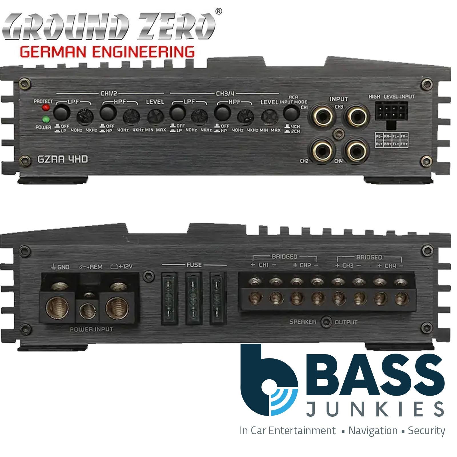 4-channel high-performance class D amplifier