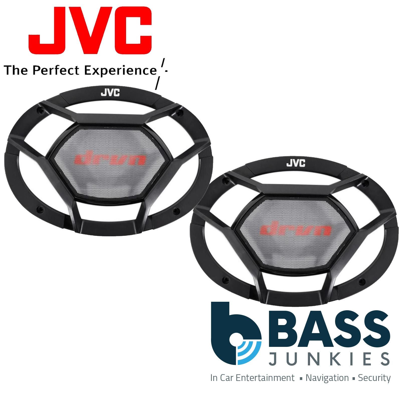JVC CS-DR6930 3-Way 1000 Watts a Pair 6x9" Rear Parcel Shelf Car Van Speakers