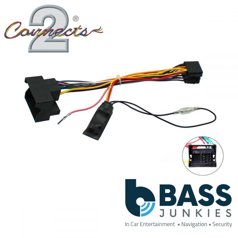 Connects2 CTHUE-VX1 Vauxhall Astra Corsa Meriva Vectra Vivaro Stereo Wiring ISO Adaptor with Ignition Generator for Vauxhall