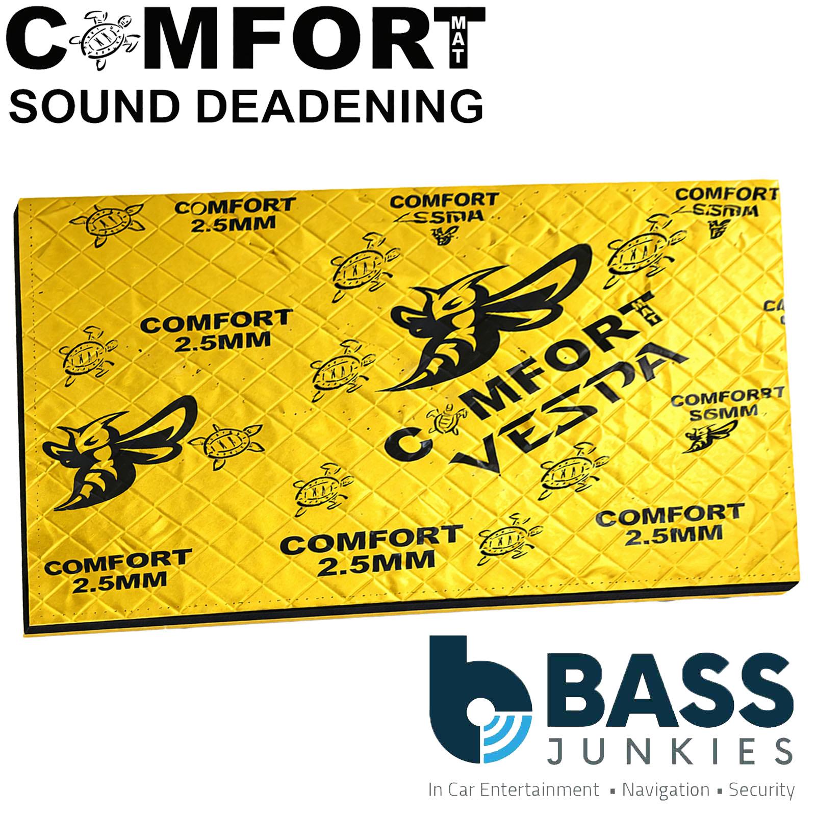Comfort Vespa - 10 Sheets 2.5mm 500x700mm Sound Deadening Mat Kit