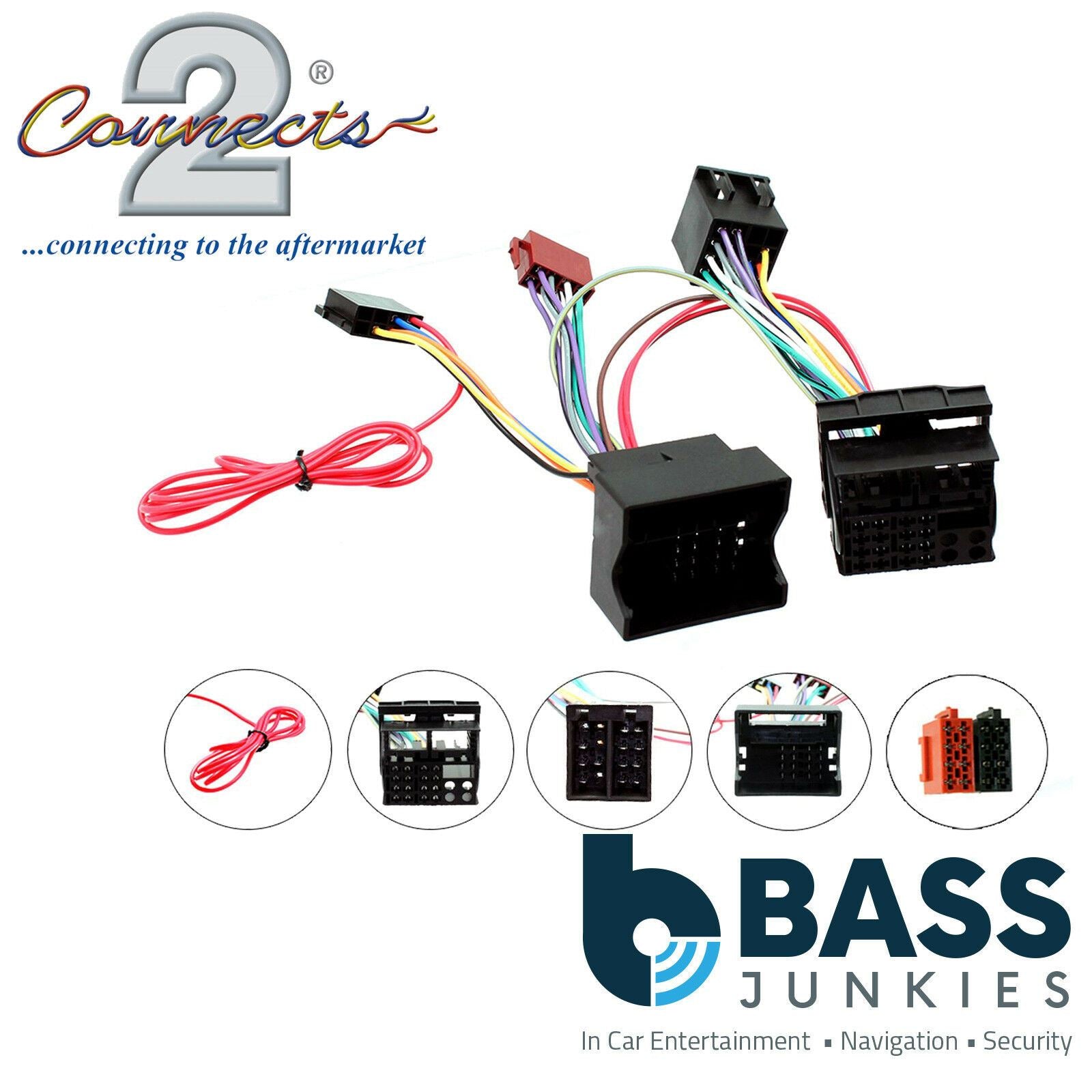 Connects2 CT10SA01 - Saab " 9-3 " & " 9-5 " 2004 - 2006 Parrot SOT T-Harness Cable Wiring Lead