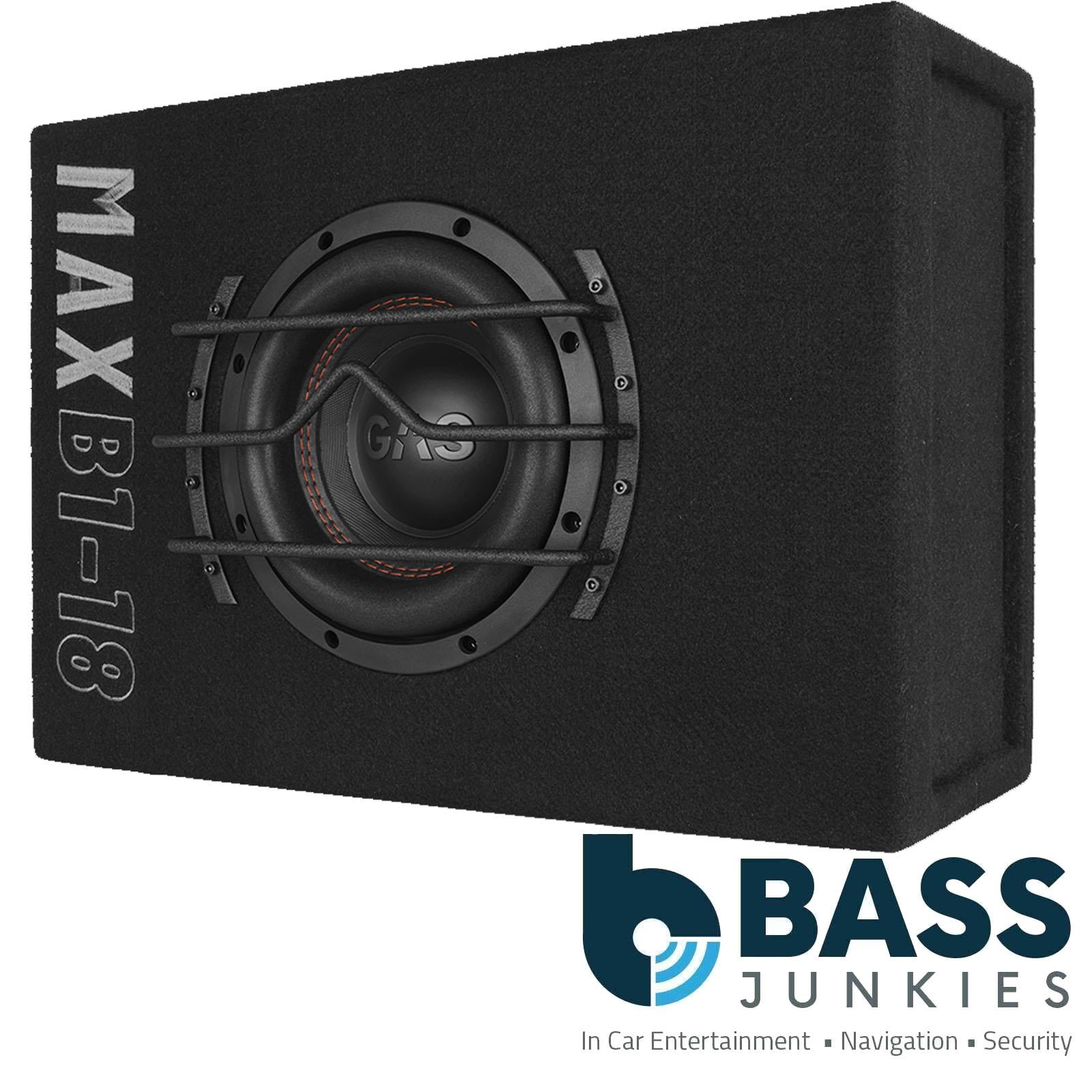 Gas MAX B1-18 - 1000 Watts 8 Inch 20cm Vented Enclosure Car Subwoofer