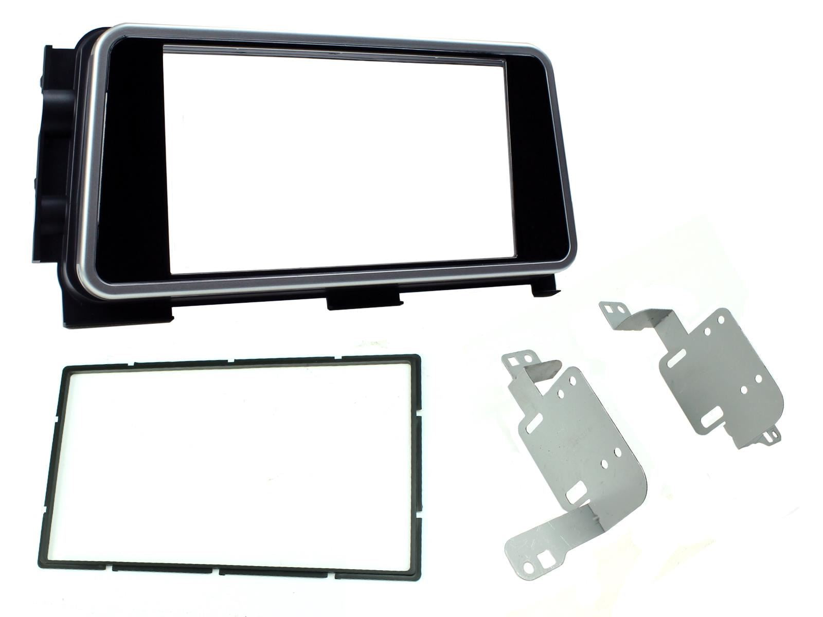 SONY DAB+ Apple | Android Double Din Stereo Fitting Kit + Steering Wheel Stalk Controls to fit Nissan Kicks 2017- | Nissan Micra 2017-