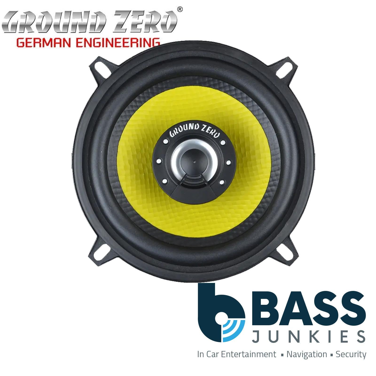 Ground Zero GZTF 5.2X - 220 Watts 13cm 130 mm 5″ Inch 2-way Car Door Speakers