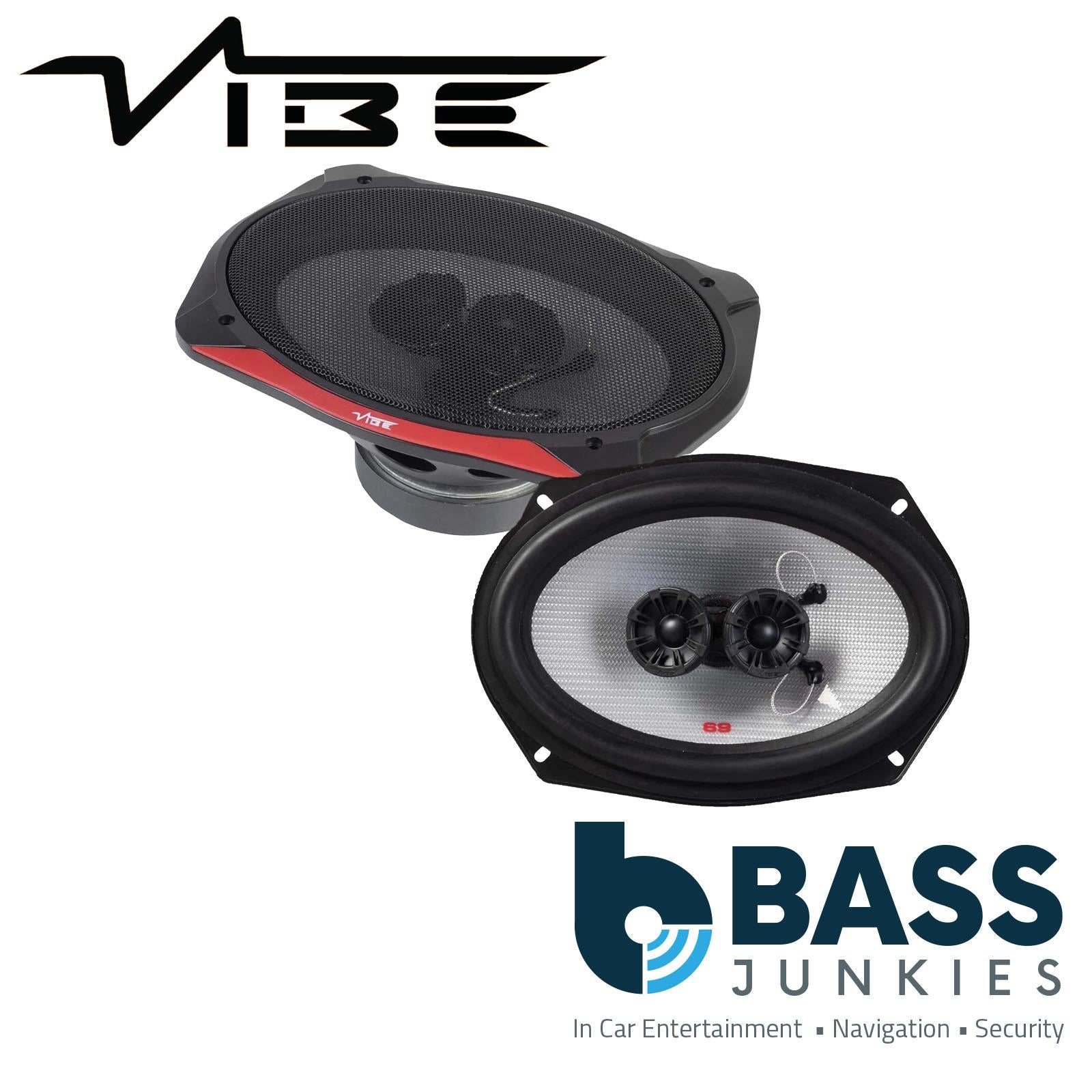 VIBE PULSE69-V3 6.9" 2-Way Car Coaxial Bass Door 300W Peak Power Speakers