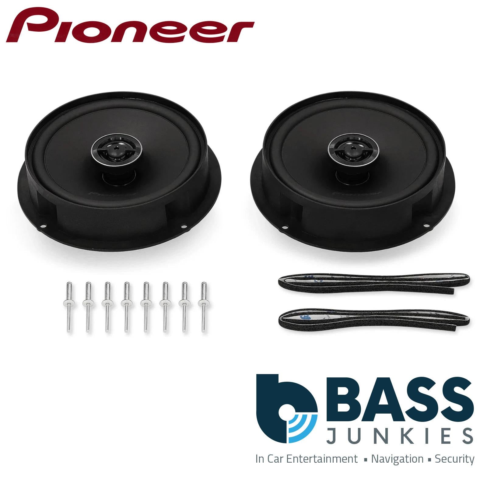 Pioneer TS-Q160F-VW - 700 Watts 2 Way Coaxial Car Speakers For VW Seat & Skoda