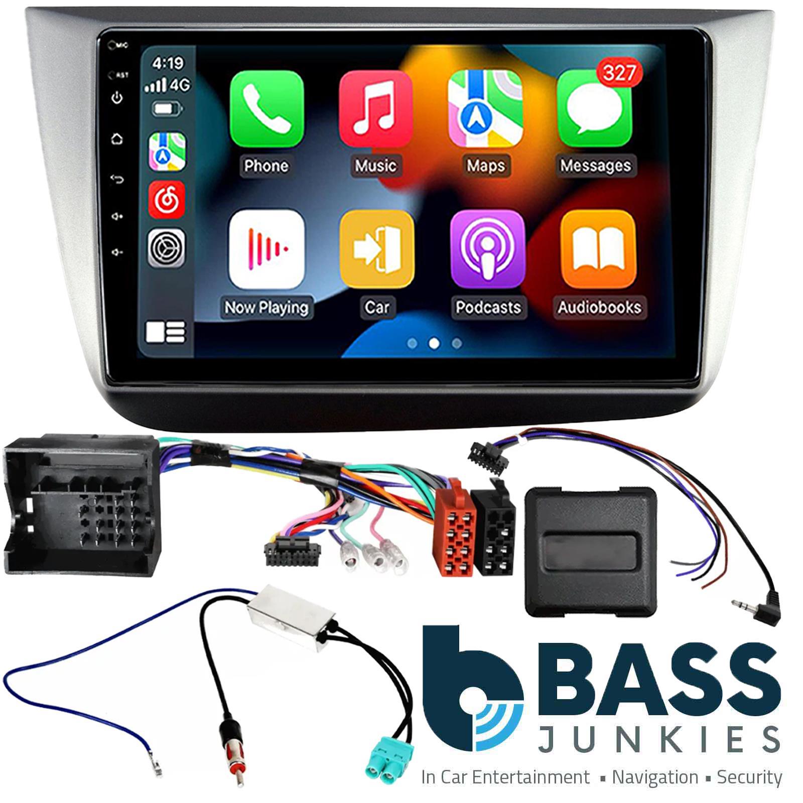 UPGRADED 9" CarPlay Android Car Stereo Fitting Kit For Seat Altea RHD 2004-2015