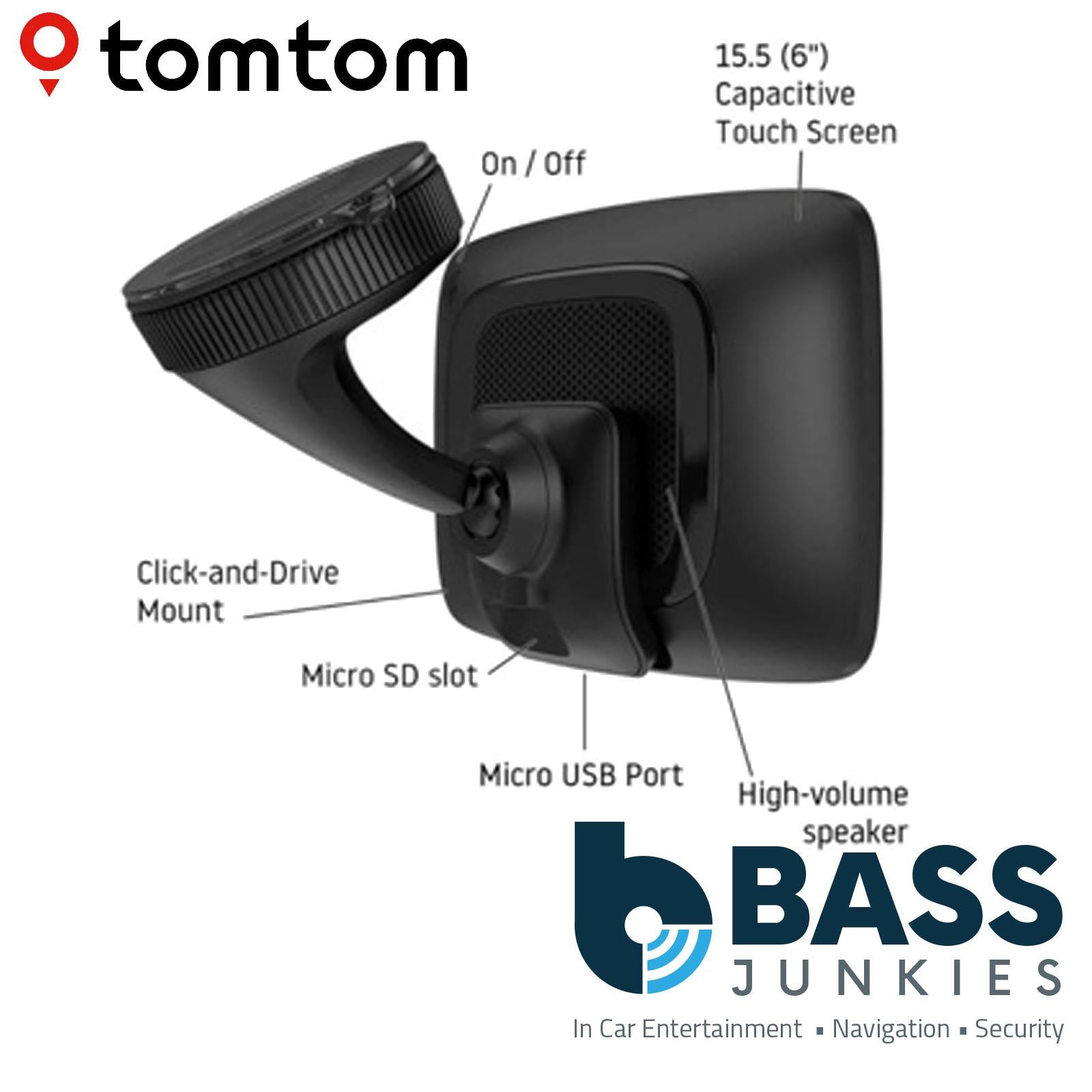 TomTom GO 6 Inch GPS Navigation Sat Nav Touchscreen Portable Car Navigator