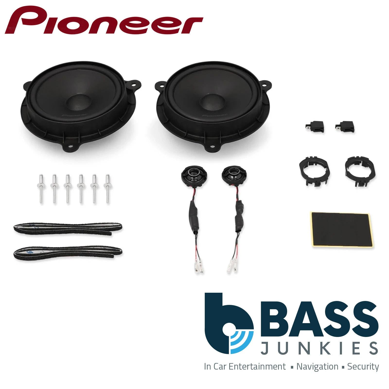 Pioneer TS-Q160C-RN - 700 Watts Component Car Speakers For Renault Nissan Dacia