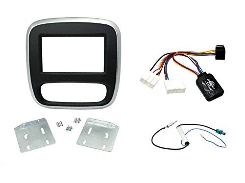 Connects2 CTKRT05 - Renault Megane 2003 - 2005 Single Din Fascia & Steering Wheel Interface Installation Kit