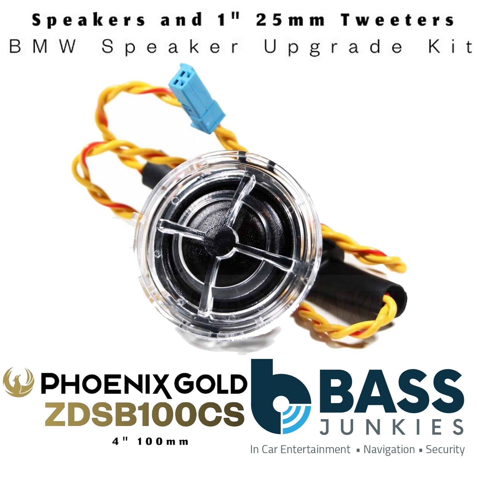 Phoenix Gold - BMW 6-Series: F06, F12, F13, G32 2011 On Front Door Car Speaker Upgrade Kit Pair
