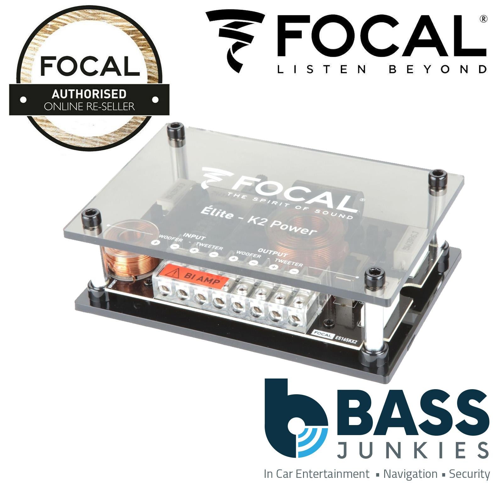 Focal ES165KX3E - 6.5" 240 Watts 3 Way Car Door Dash Component Kit Speakers