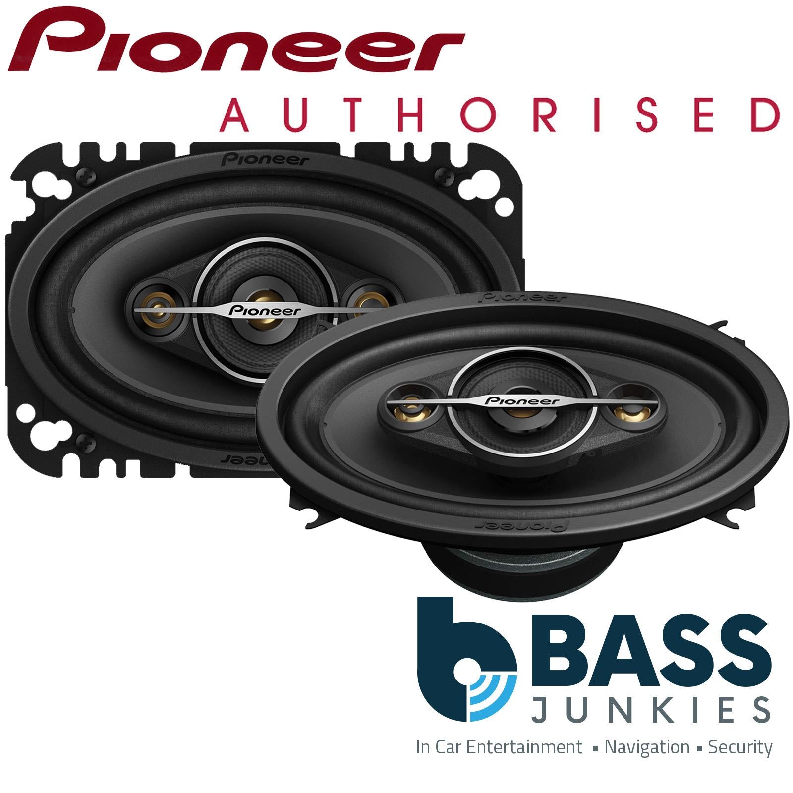 Pioneer TS-A4670F - 210 Watts 4X6"  4" Inch x 6" Inch 4 Way Custom Fit Car Speakers