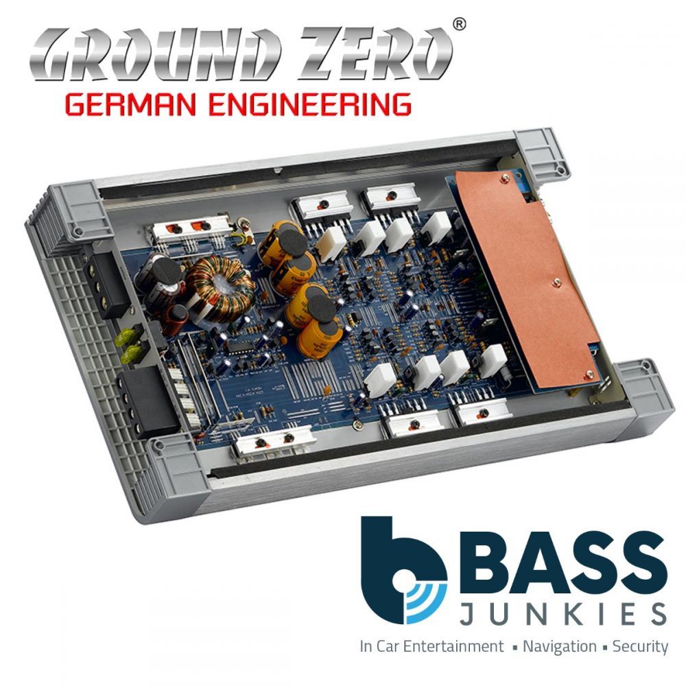 Ground Zero GZTA 4125XII-24V - 4 Channel amplifier - 4 x 90 WRMS @ 4 ohm