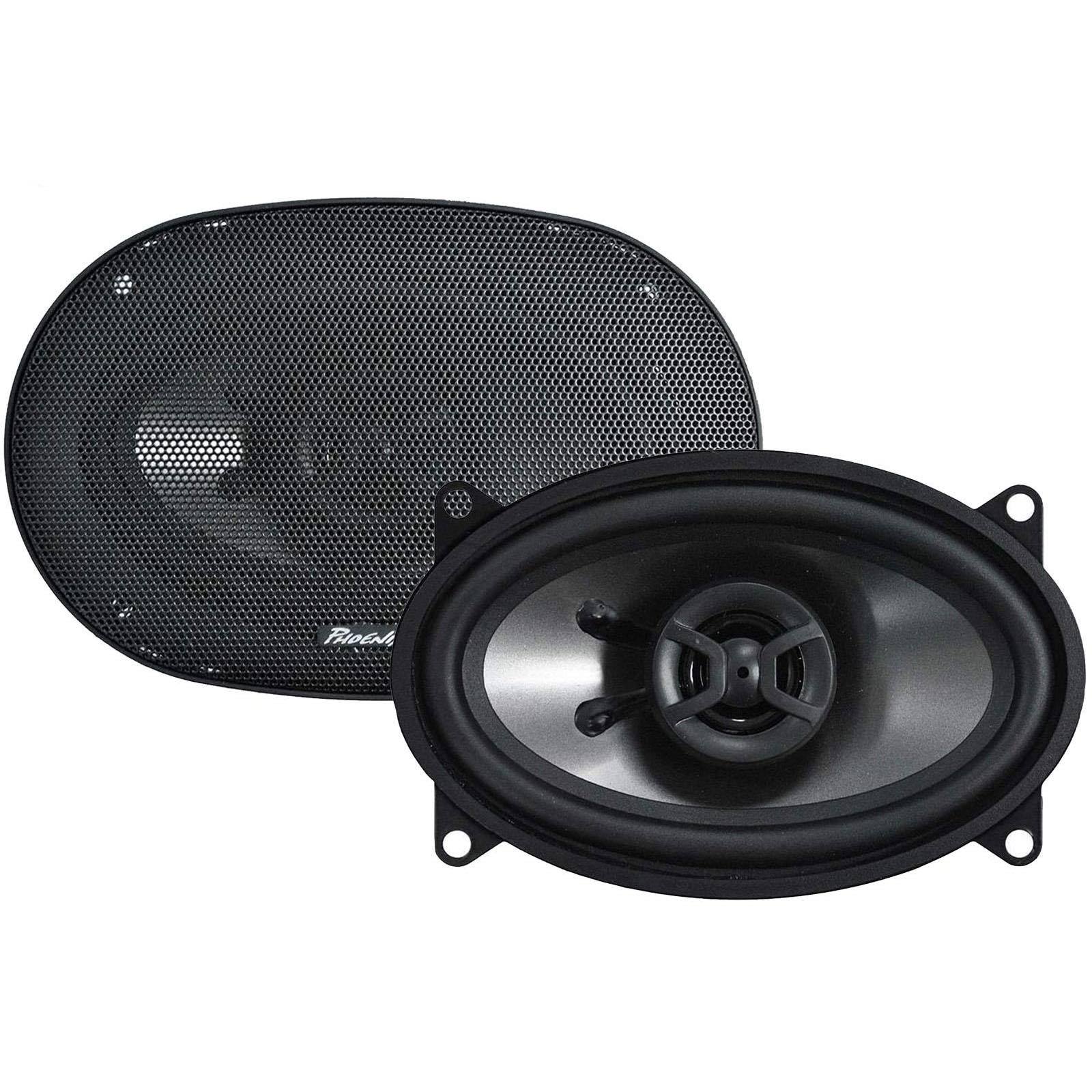 Phoenix Gold Z46CX - Z Series 120 Watts 4" x 6" Inch Oval Door Shelf Coaxial Car Audio Speakers