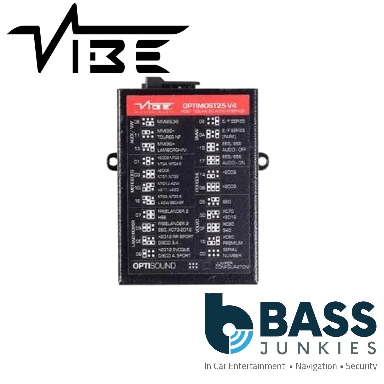 VIBE OPTIMOST25-V4 - Most 25 Optical Audio Interface Adaptor DSP Integration