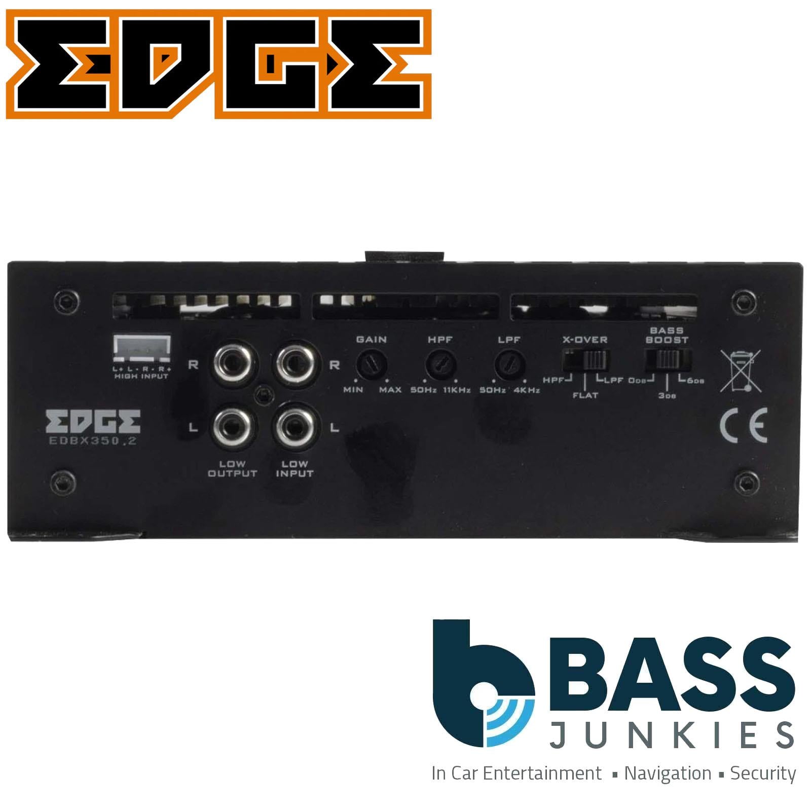 EDGE EDBX350.2-E1- 2 Channel 700 Watts Class AB Full Range Car Audio Amplifier