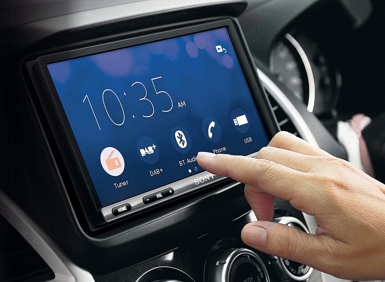 Sony XAV-AX3005 Premium Media Receiver (6.95 ", DAB +, Bluetooth, Apple CarPlay, Android Car)