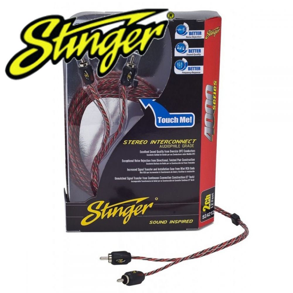 Stinger SI421.5 - 1.5FT 0.5 Meter 4000 2 Channel Directional Twisted Pair