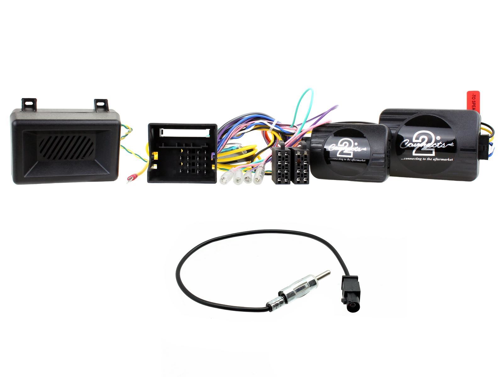 Connects2 CTSBM009.2AA BMW 1, 3, 4, 5, 6, & 7 Series X1 & Mini Car Stereo Steering Wheel Interface & Aeriel Kit