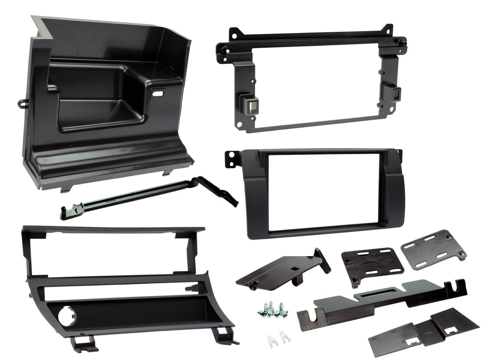 Connects2 CTKBM41L Double Din Steering Wheel ControlsFascia Panel|Aerial Adapter|Steering Wheel Controls Fitting Kit to fit BMW 3-Series 1998-05