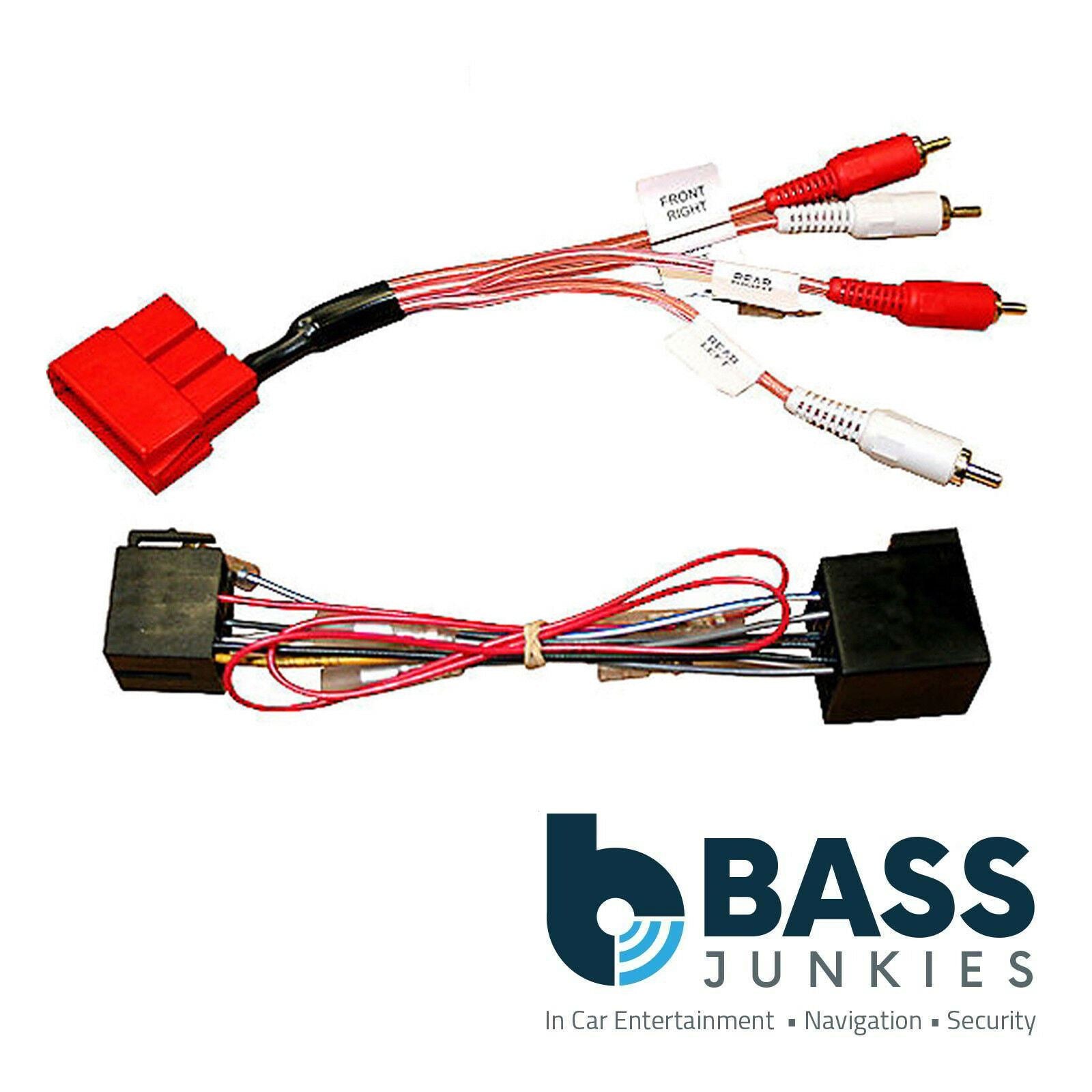 Audi A3 A4 A6 TT BOSE Fully Amplified Front/Rear Bypass Car Stereo Lead CT20AU11