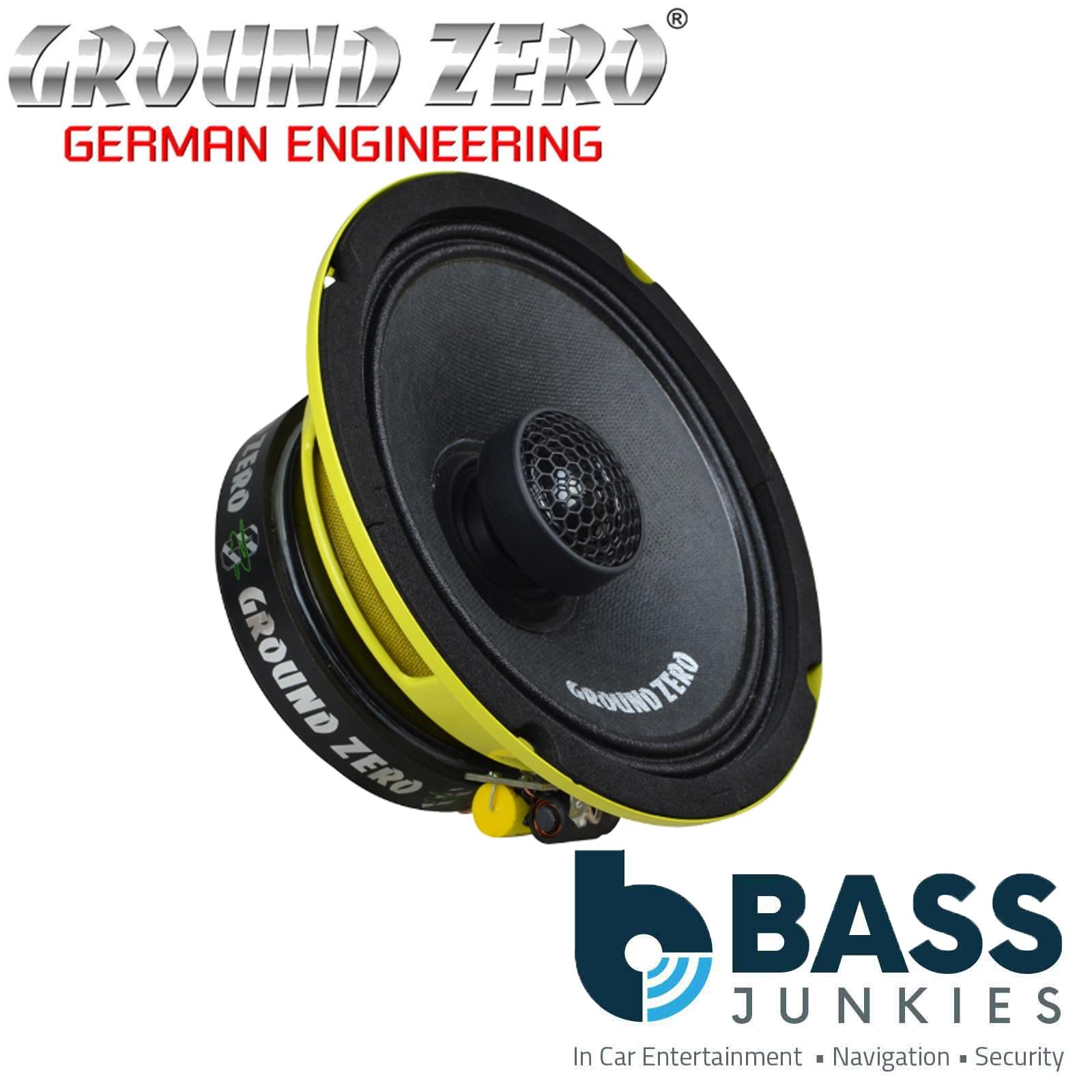 GROUND ZERO GZCF 6.5XSPL 6.5″ 250 Watts 2-way Coaxial Speaker System