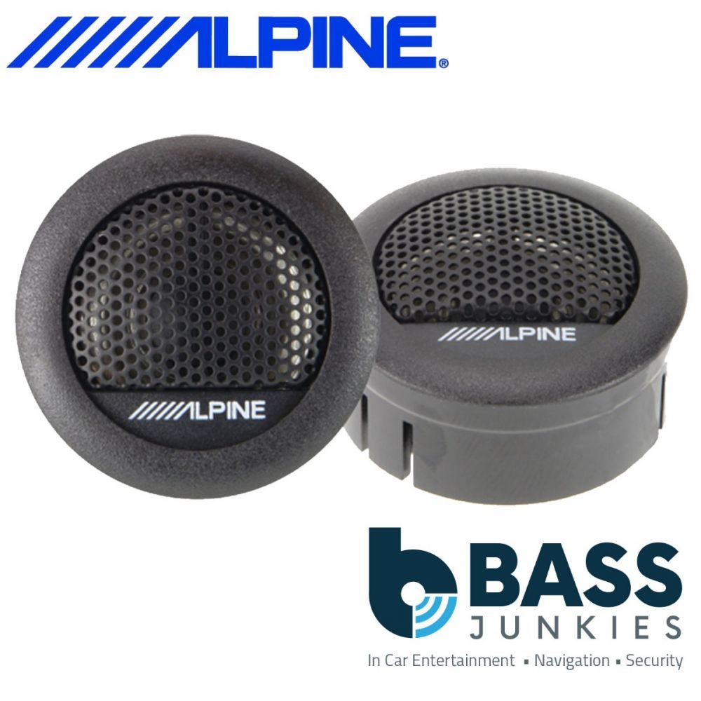 Alpine SXE-1006TW 1" 3cm 280 Watts Car Van Mylar-Titanium Balanced Dome Tweeter