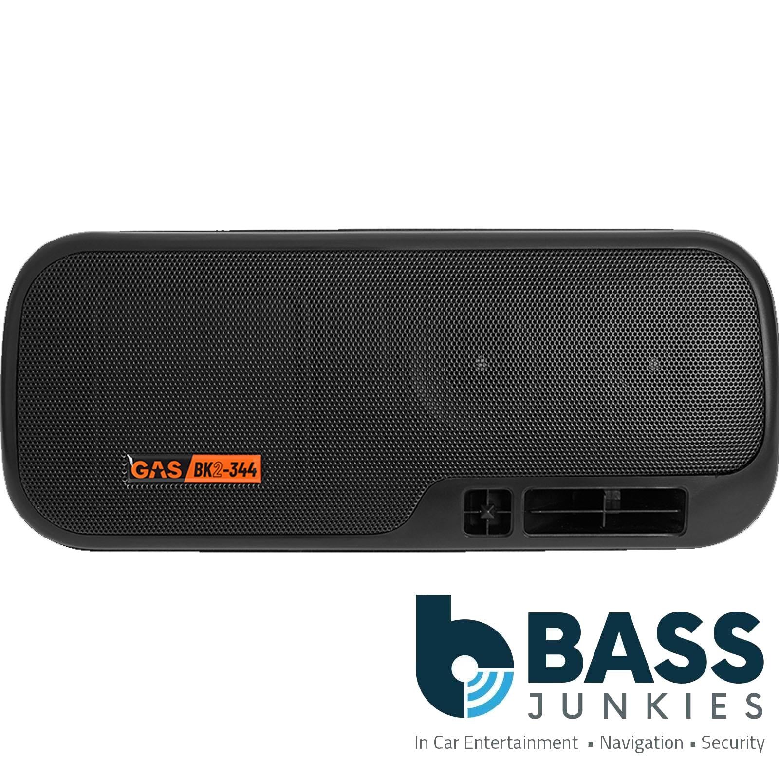 Gas 3-way 4Inch Box Square Speaker Pair 150 Watt 4Ohm 75RMS