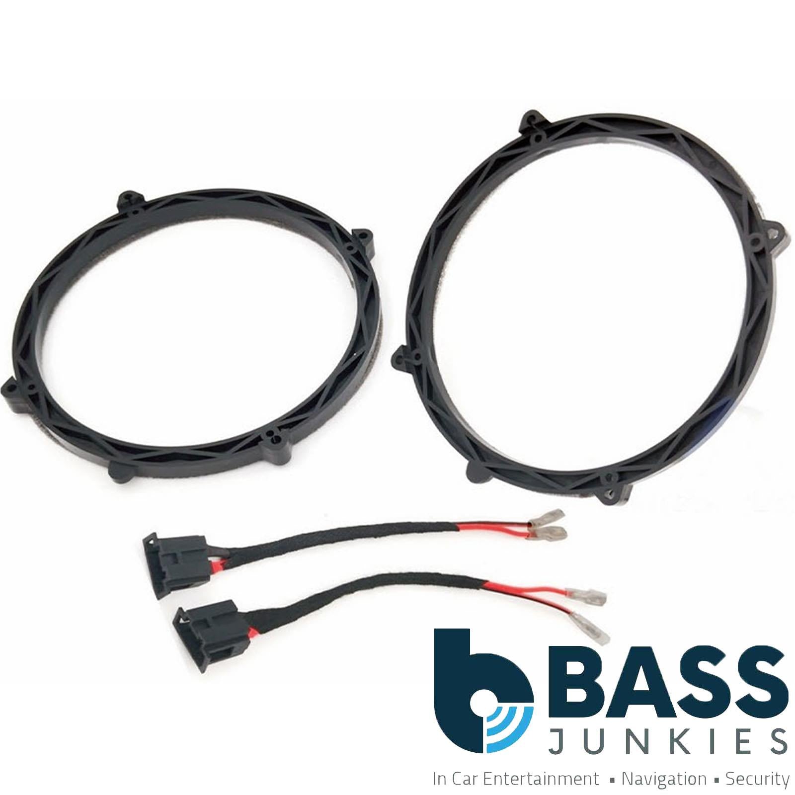 3" - 3.5" Direct-Fit Speaker Adapter Brackets Mercedes VITO RR 2010-25