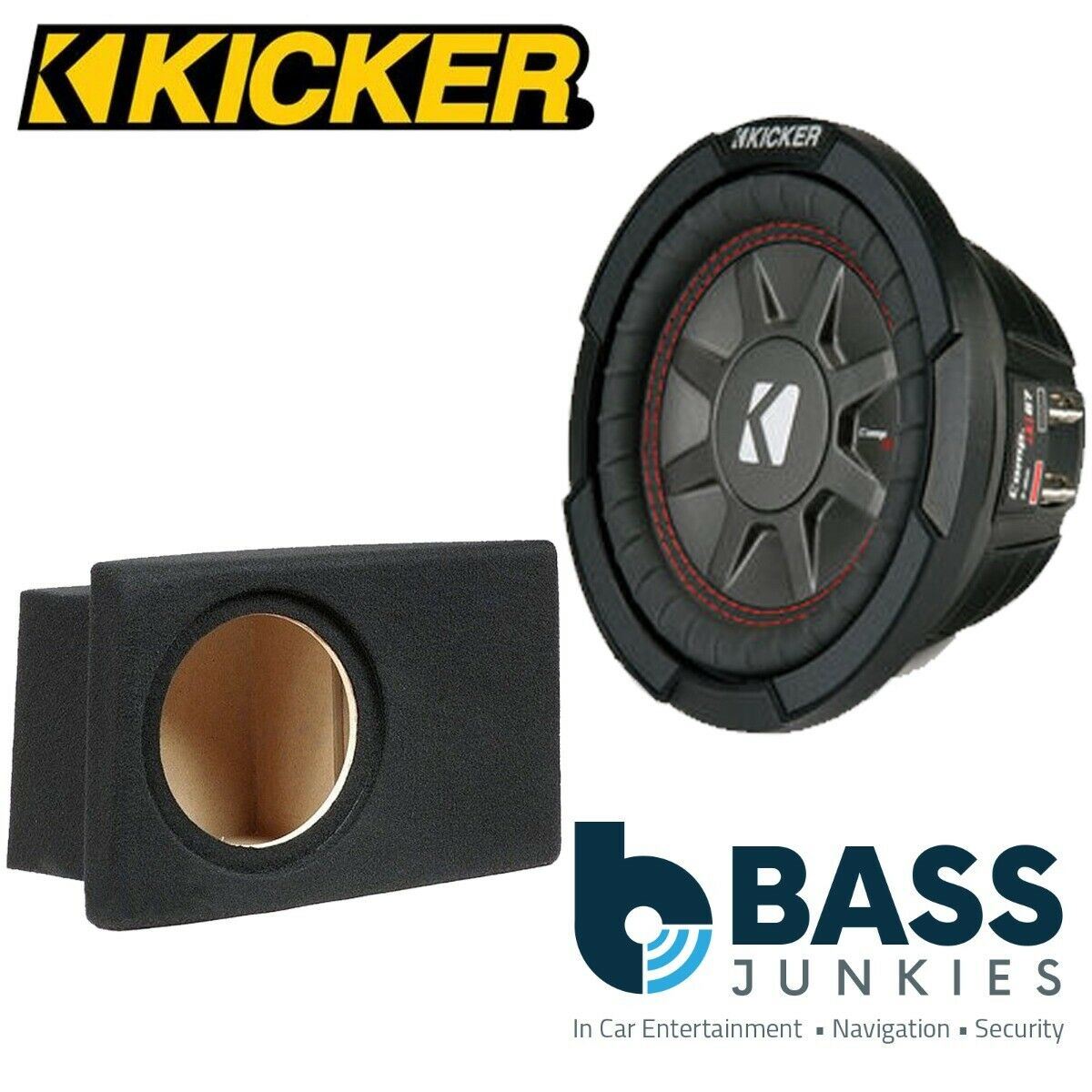 Audi A4 B5 1995-2001 Kicker CWCS104 - CompC 10" 25cm 500 Watts Car Subwoofer Custom Bass Box Kit