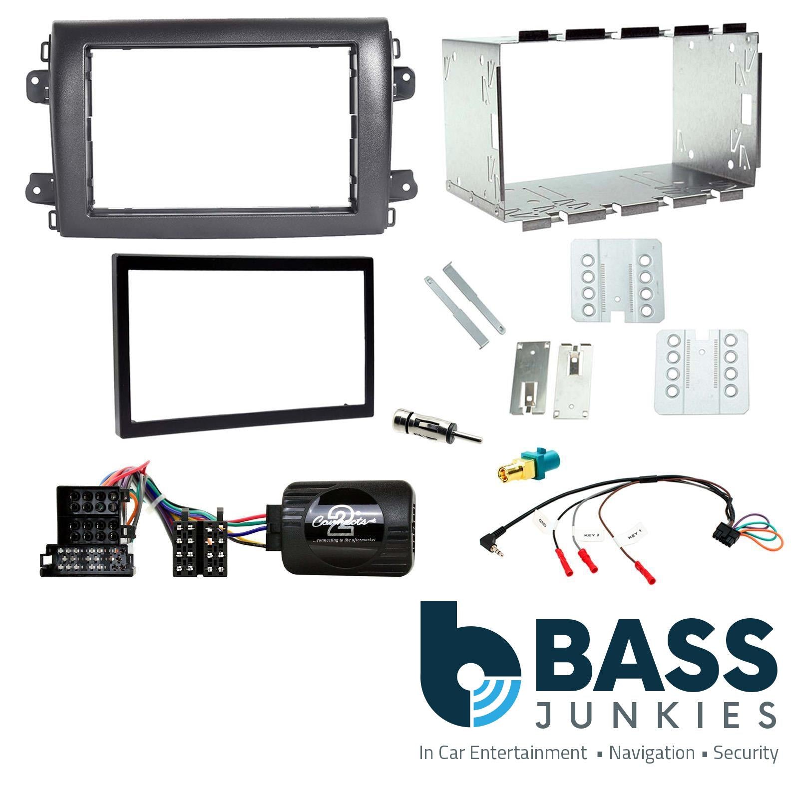 Connects2 CTKFT29 - Fiat Ducato 2021 On Double Din Fascia Panel Steering Wheel Interface Kit