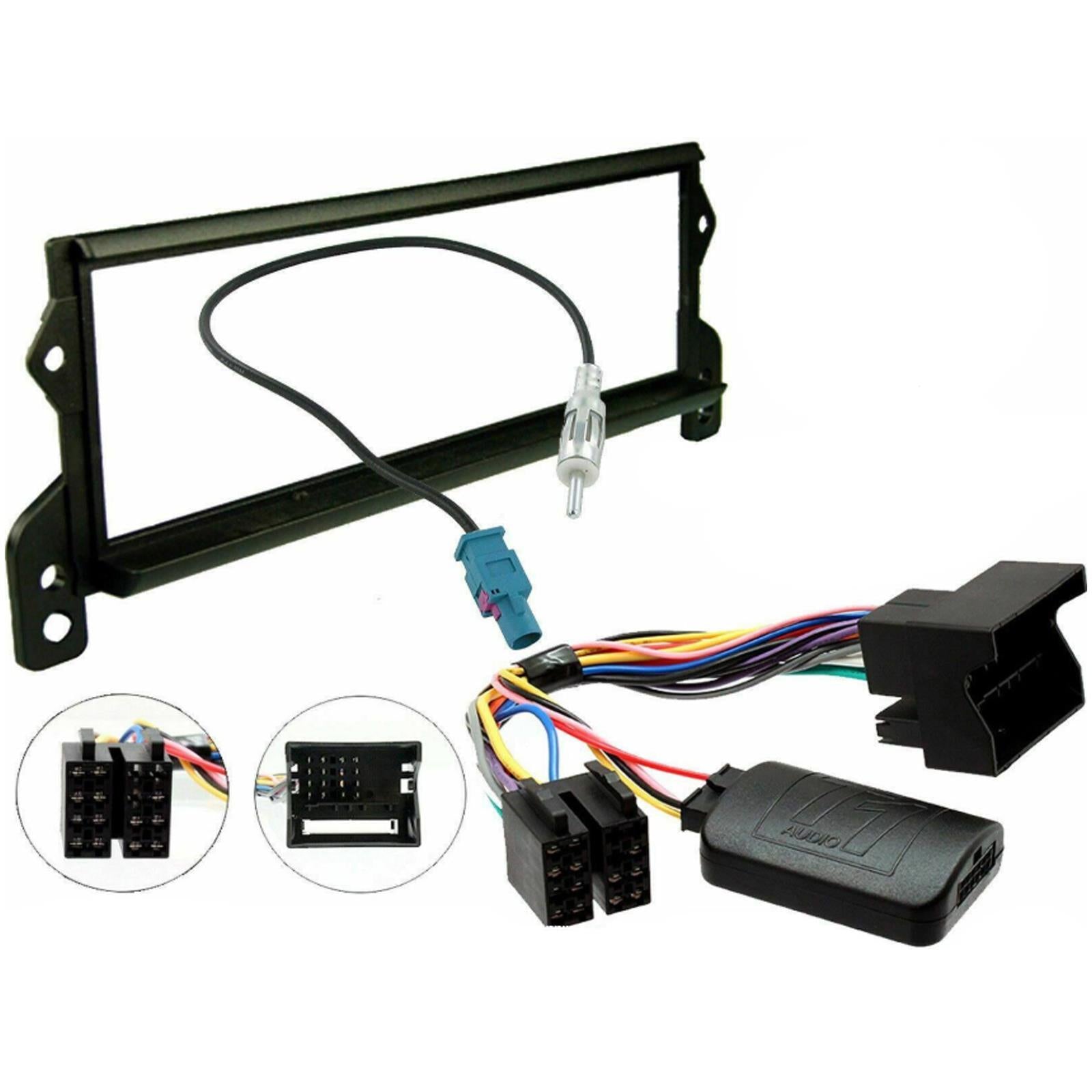 BMW MINI Car Stereo Steering Wheel Interface QUADLOCK Fascia Panel & Aerial Kit