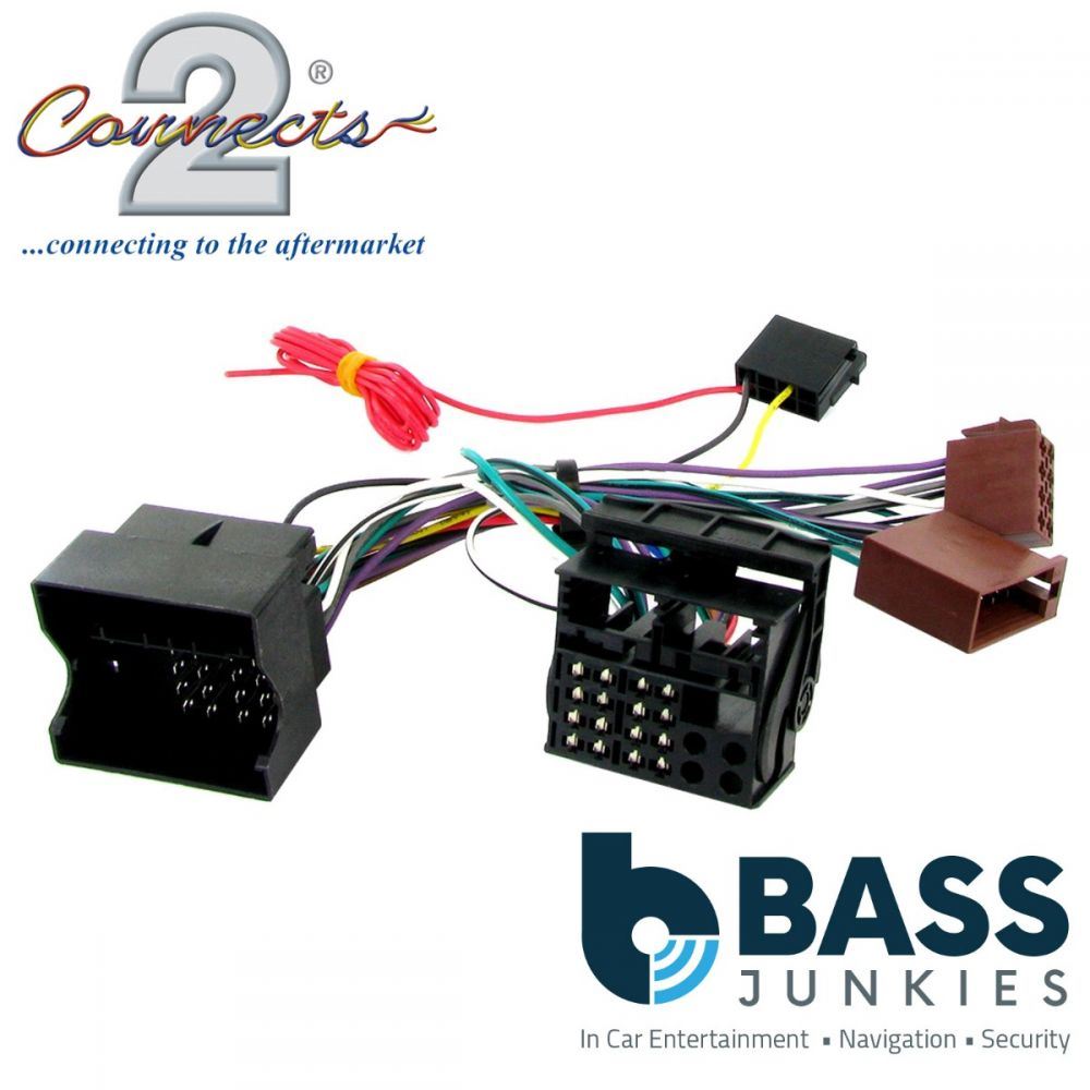 Connects2 CT10SK01 - Skoda Superb Octavia Roomster Fabia Parrot SOT T-Harness Cable Wiring Lead