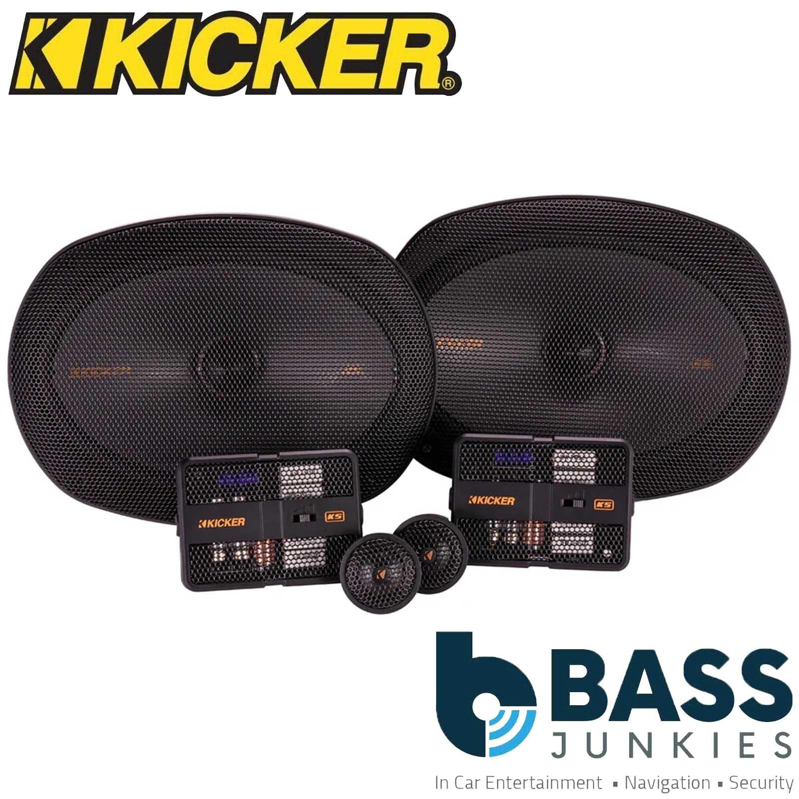 Kicker 51KSS6904 - 6x9" 300 Watts 2-Way Component Car Speaker Kit