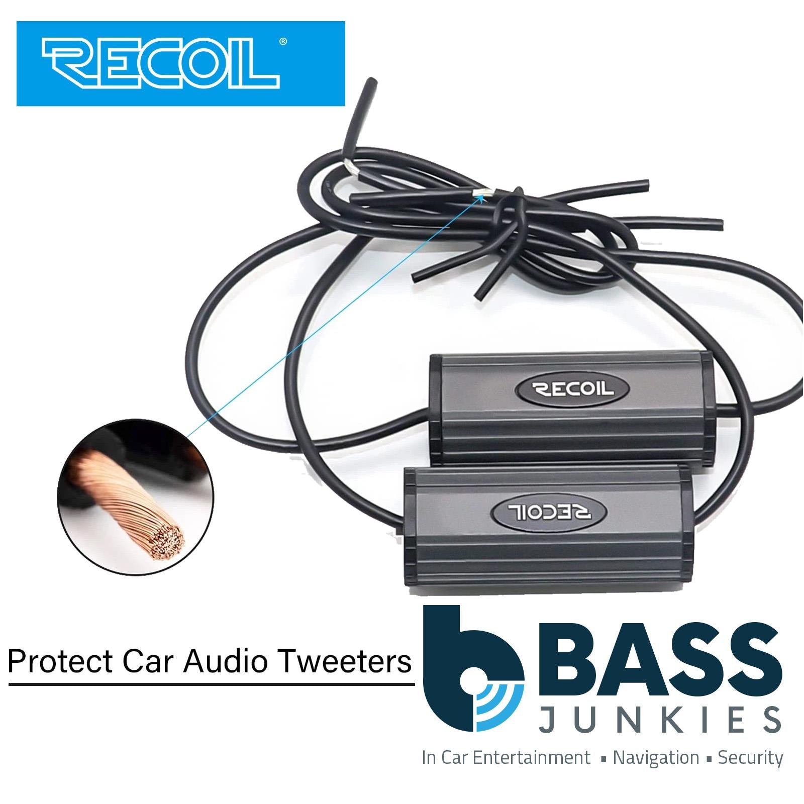 RECOIL BB-T -  5.6 kHz Bass Blockers Designed to Protect 4 Ohms Car Tweeters