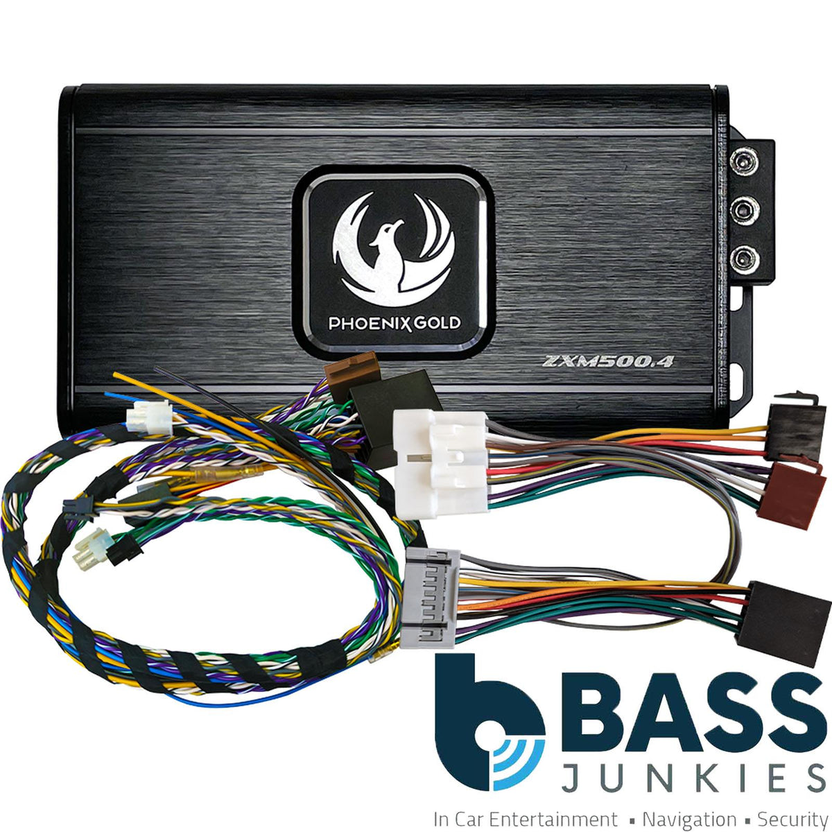 Phoenix Gold 500 Watts 4 Channel Car Amplifier Kit for Isuzu Panther 2000-20
