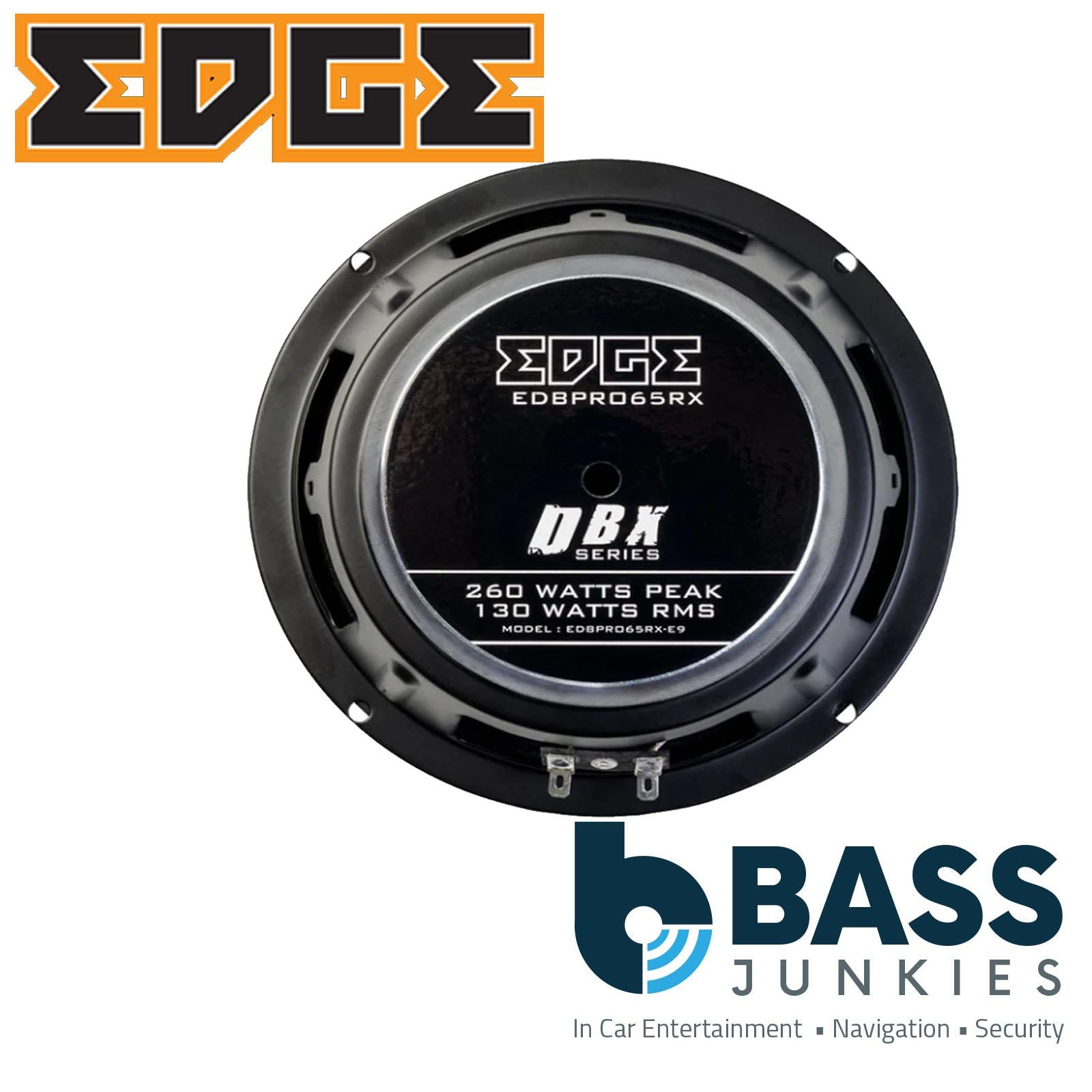 EDGE EDBPRO65RX-E9 Pro Audio Car Midwoofer 6.5" 260w Peak, 130w RMS - Pair