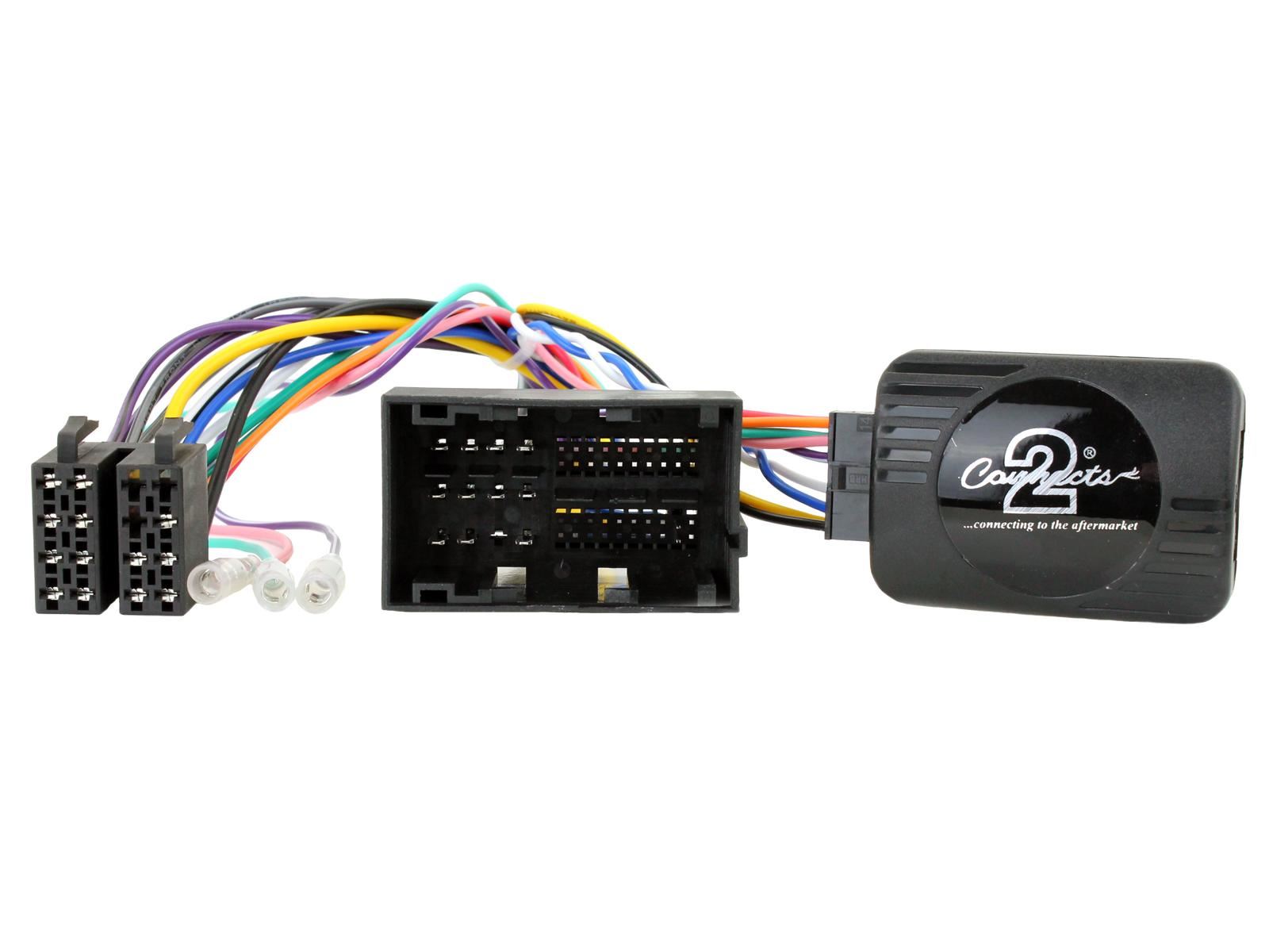 Connects2 CTKAR07 Alfa Romeo Mito 2014 - 2018 (955) Black Double Din Car Stereo Fascia Panel & Steering Wheel Interface Kit