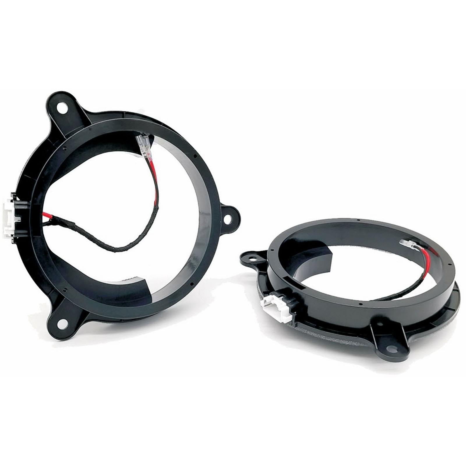 6.5" Direct-Fit Speaker Adapter Brackets for Mazda 2 2007-2012
