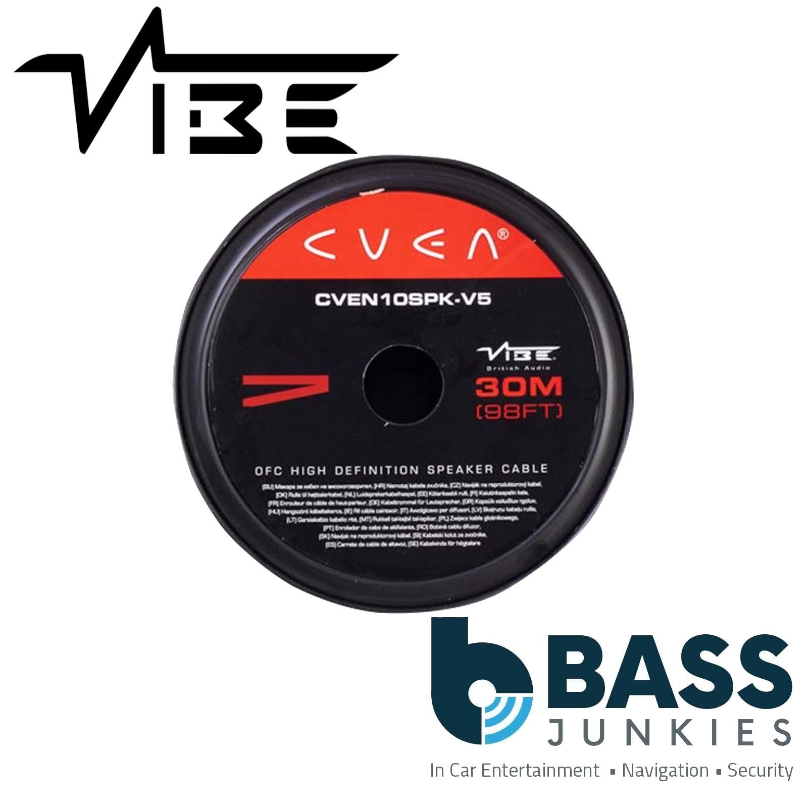 Vibe CVEN10SPK-V5 - 10AWG OFC Car Speaker Cable 30 Meter Spool